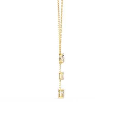 Zeromakin Celeste Drop Necklace