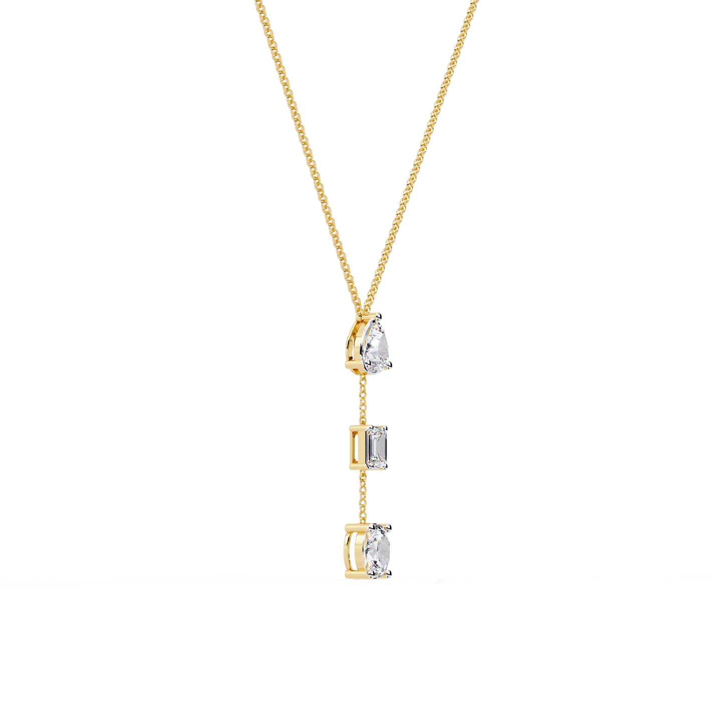 Zeromakin Celeste Drop Necklace