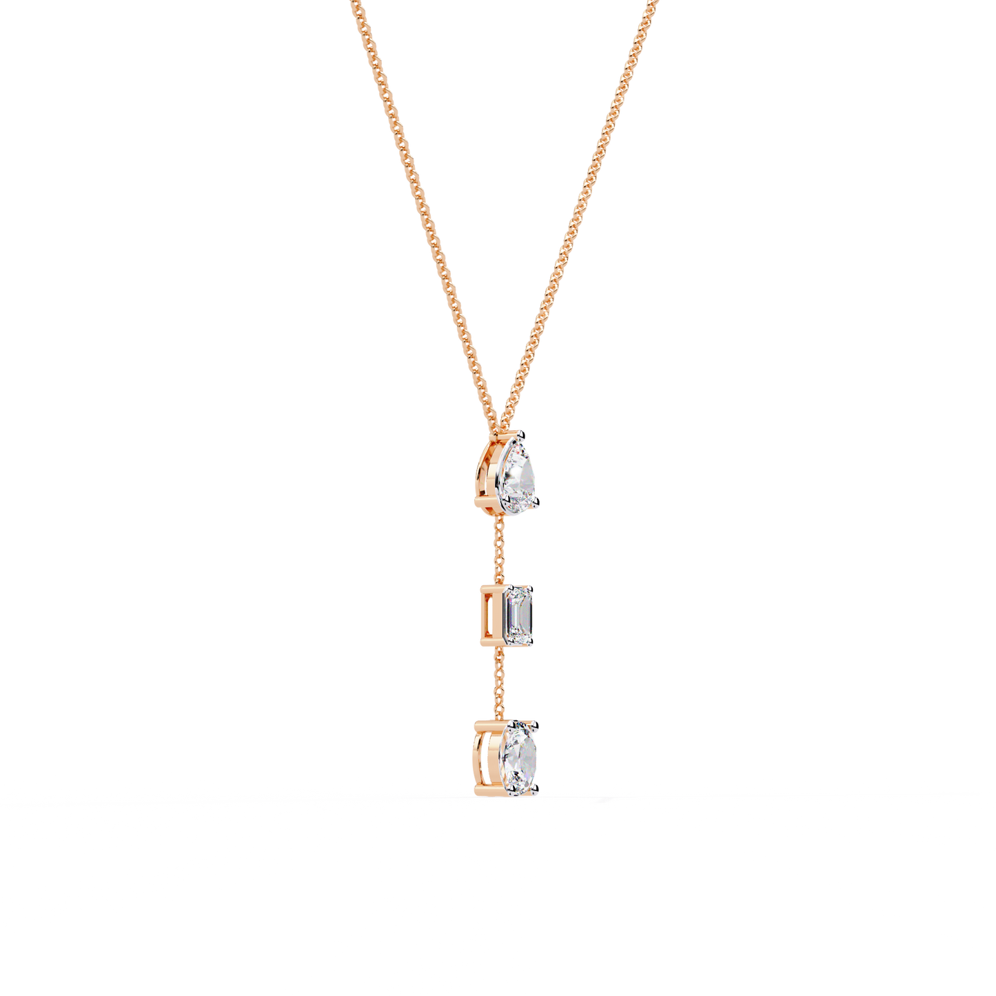 Zeromakin Celeste Drop Necklace