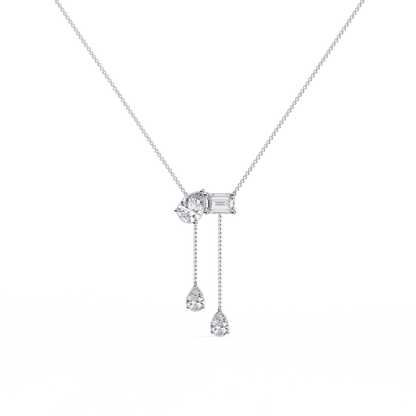 Dual Grace Drop Necklace
