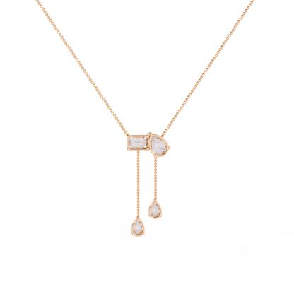 Dual Grace Drop Necklace