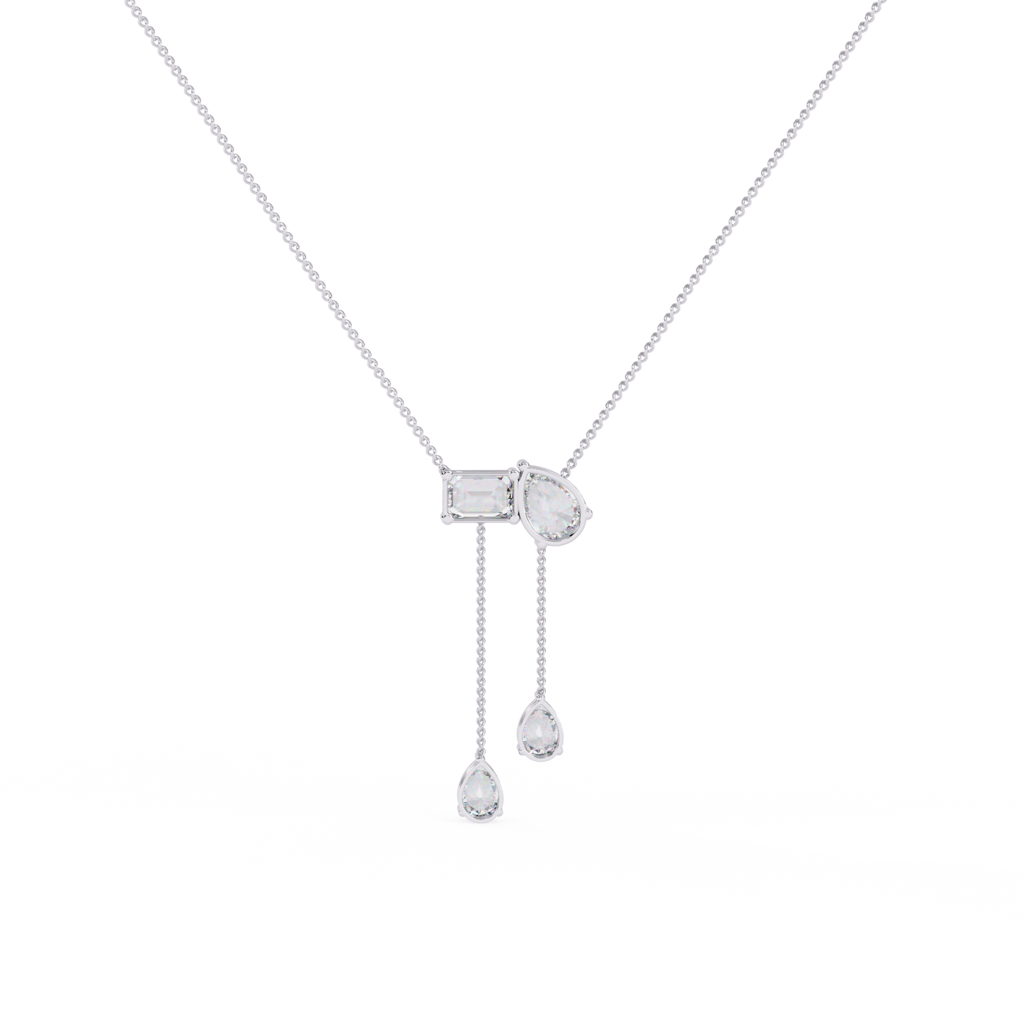 Dual Grace Drop Necklace