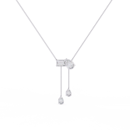 Dual Grace Drop Necklace