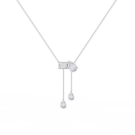 Dual Grace Drop Necklace