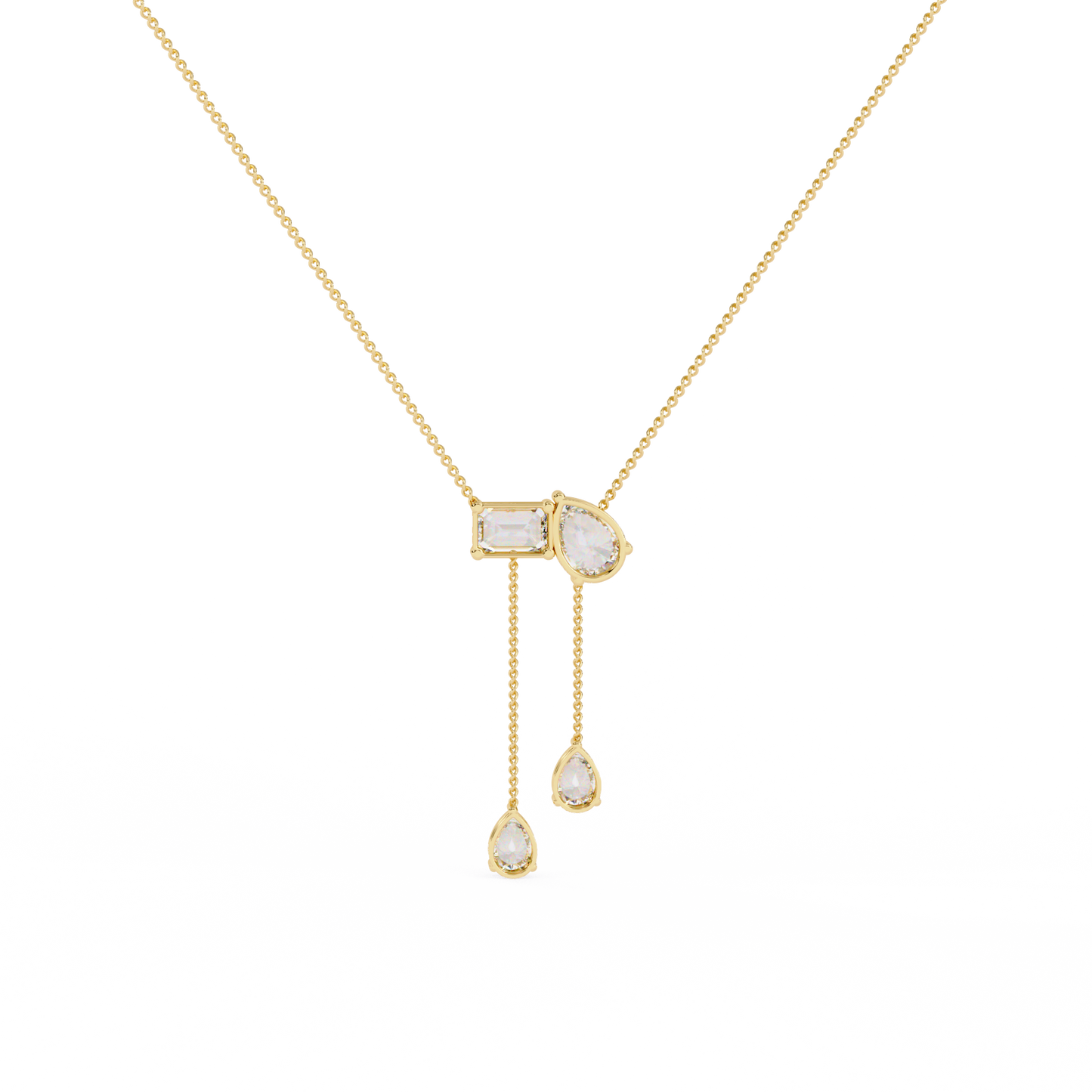 Dual Grace Drop Necklace