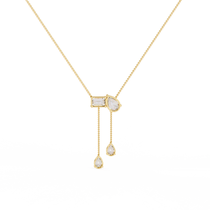 Dual Grace Drop Necklace
