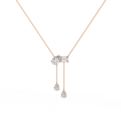 Dual Grace Drop Necklace