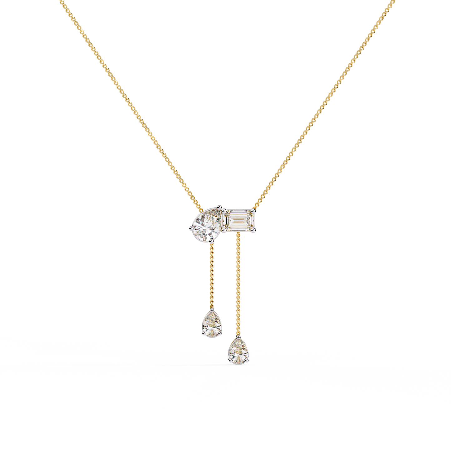 Dual Grace Drop Necklace