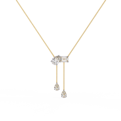 Dual Grace Drop Necklace