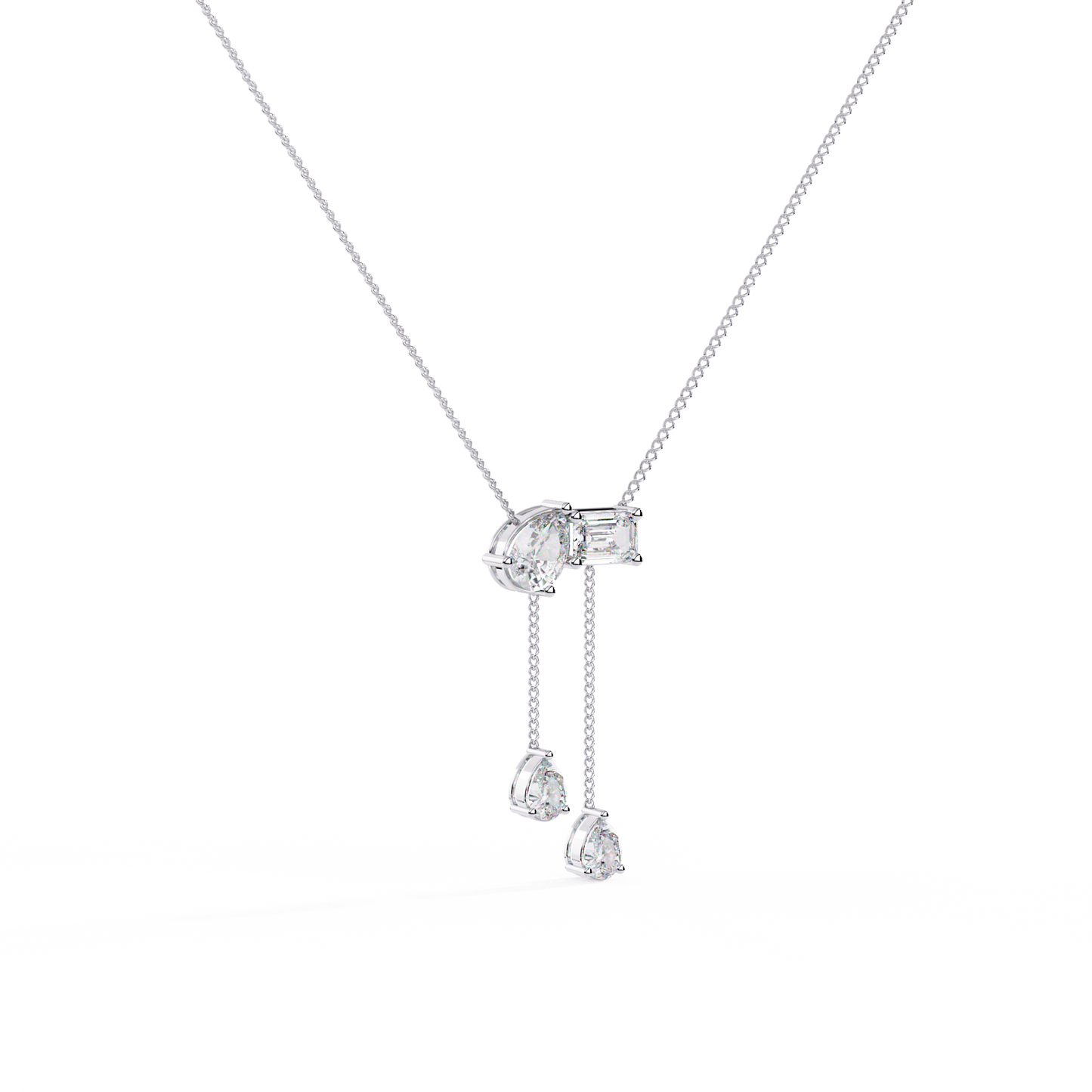 Dual Grace Drop Necklace