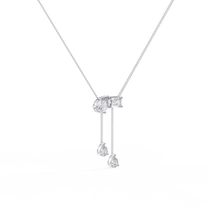 Dual Grace Drop Necklace