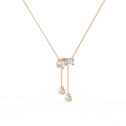 Dual Grace Drop Necklace