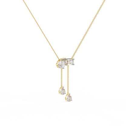 Dual Grace Drop Necklace