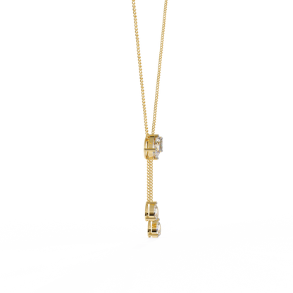 Dual Grace Drop Necklace