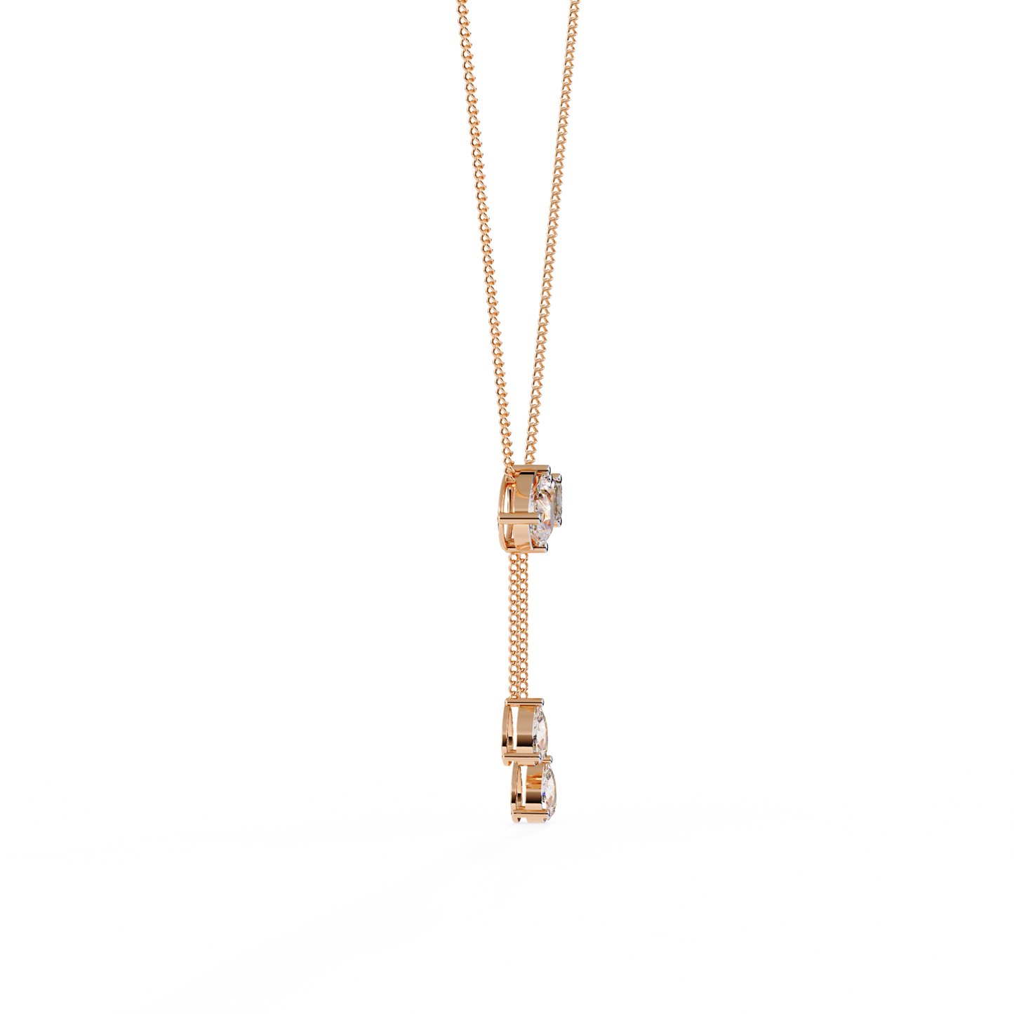 Dual Grace Drop Necklace
