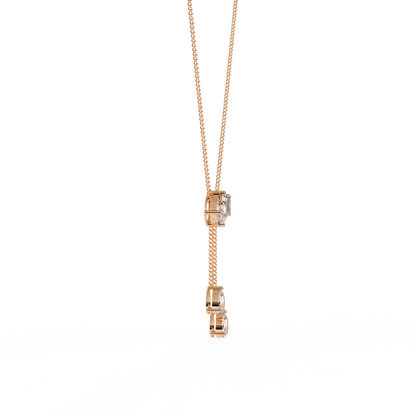 Dual Grace Drop Necklace