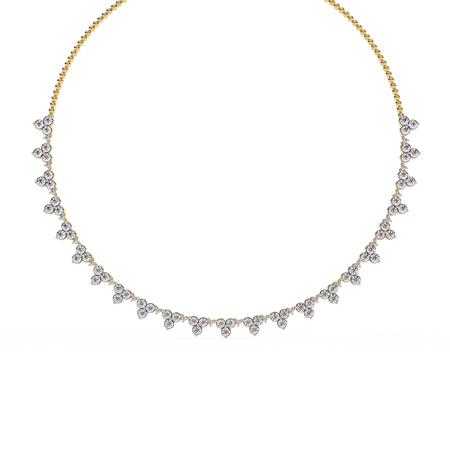 Celeste Halo Drop Necklace