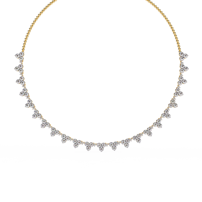Celeste Halo Drop Necklace