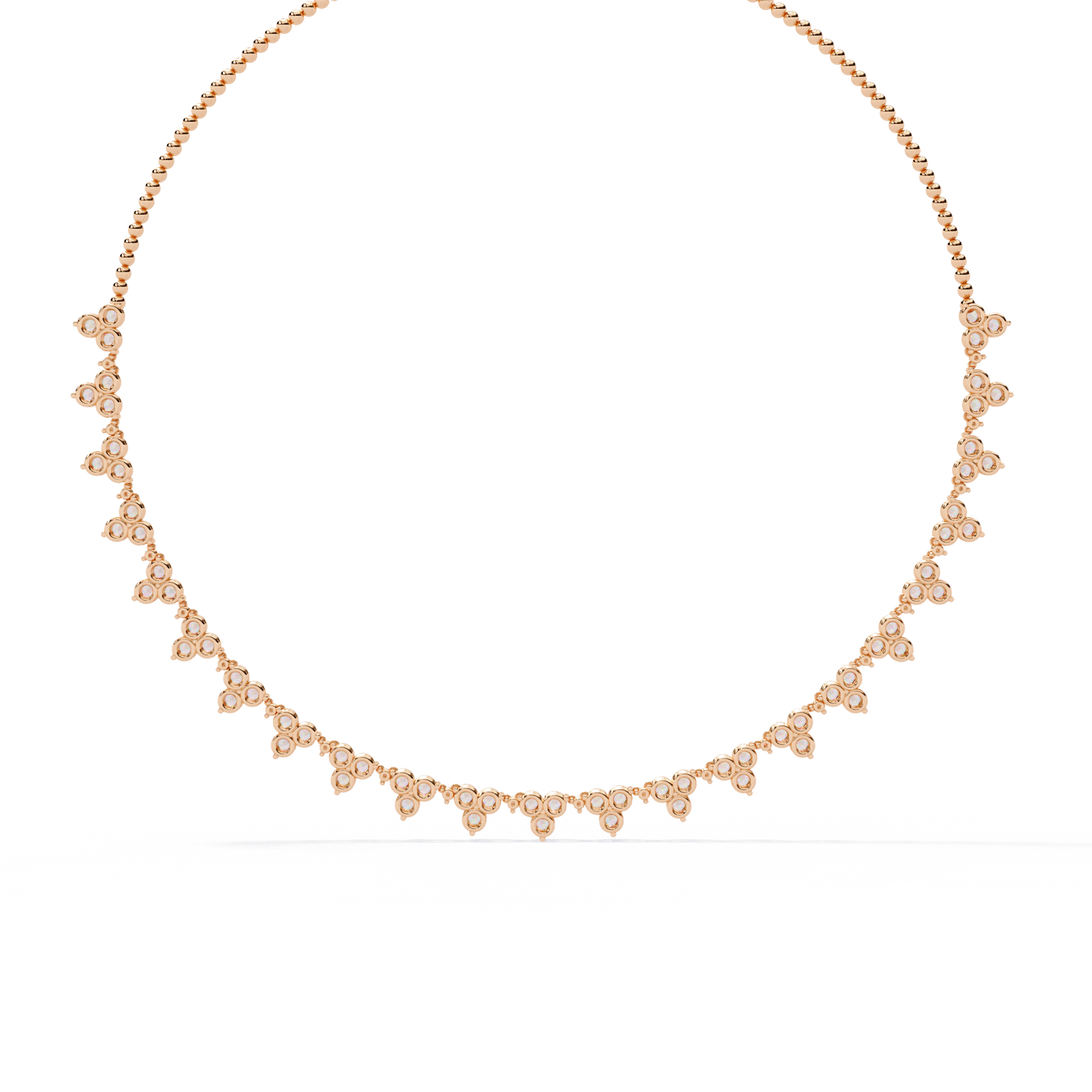 Celeste Halo Drop Necklace