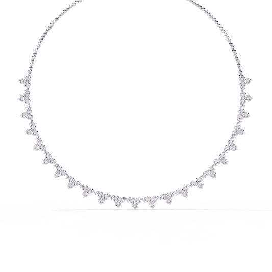 Celeste Halo Drop Necklace