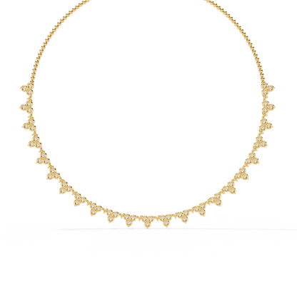 Celeste Halo Drop Necklace