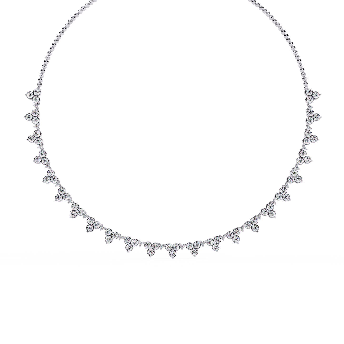 Celeste Halo Drop Necklace