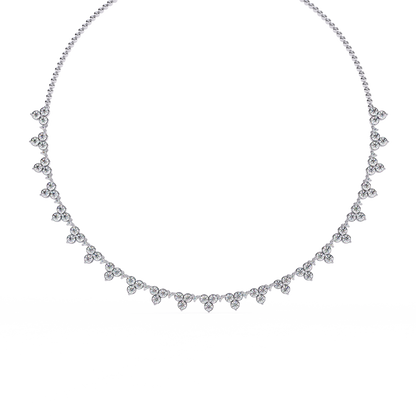 Celeste Halo Drop Necklace