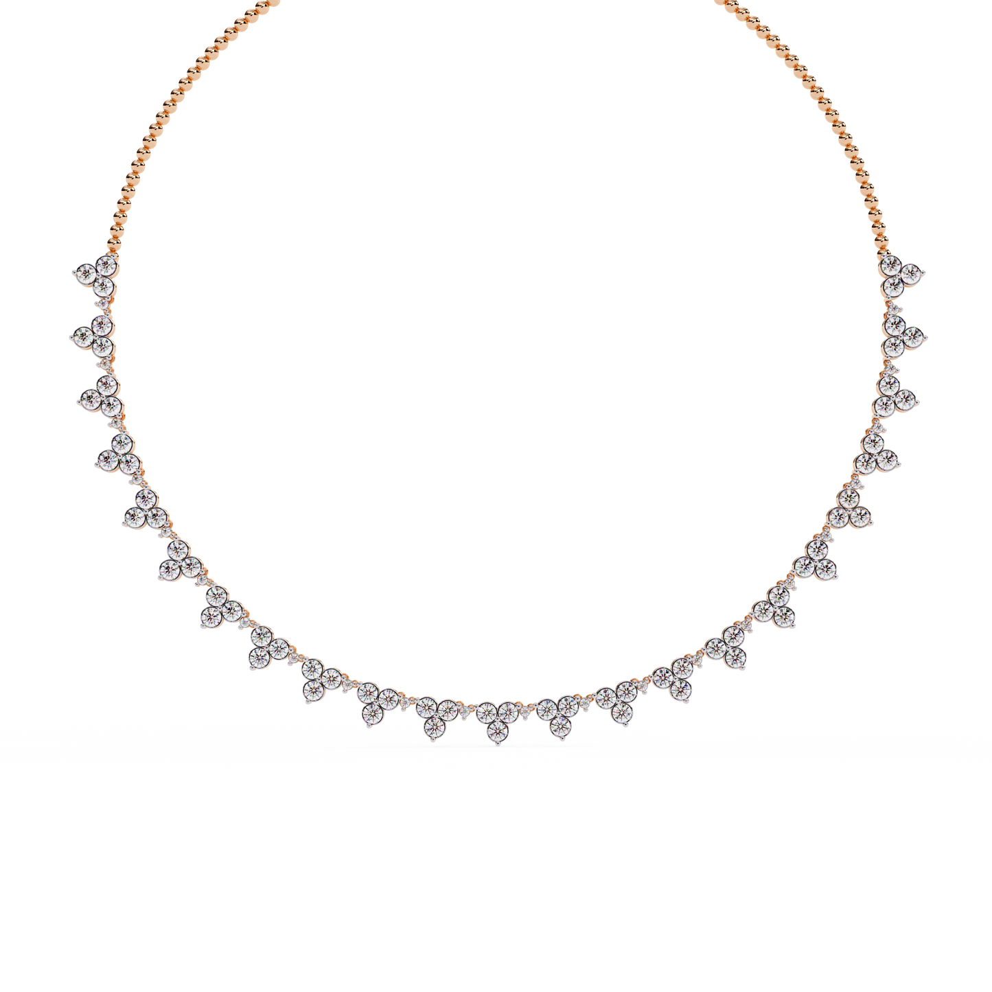 Celeste Halo Drop Necklace