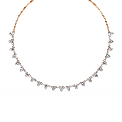 Celeste Halo Drop Necklace
