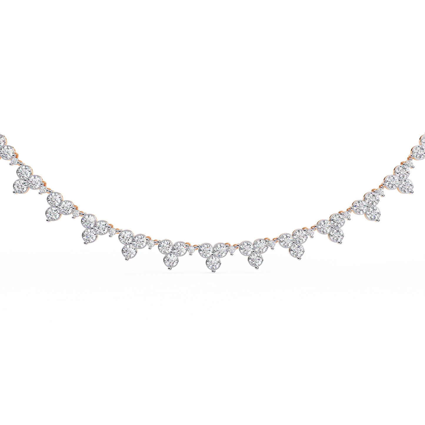 Celeste Halo Drop Necklace