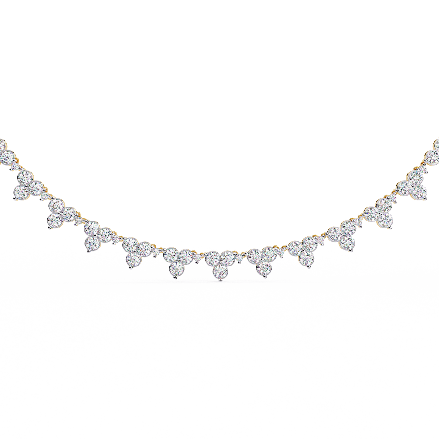 Celeste Halo Drop Necklace