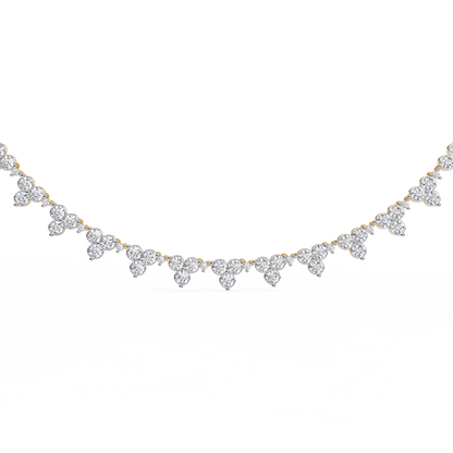 Celeste Halo Drop Necklace
