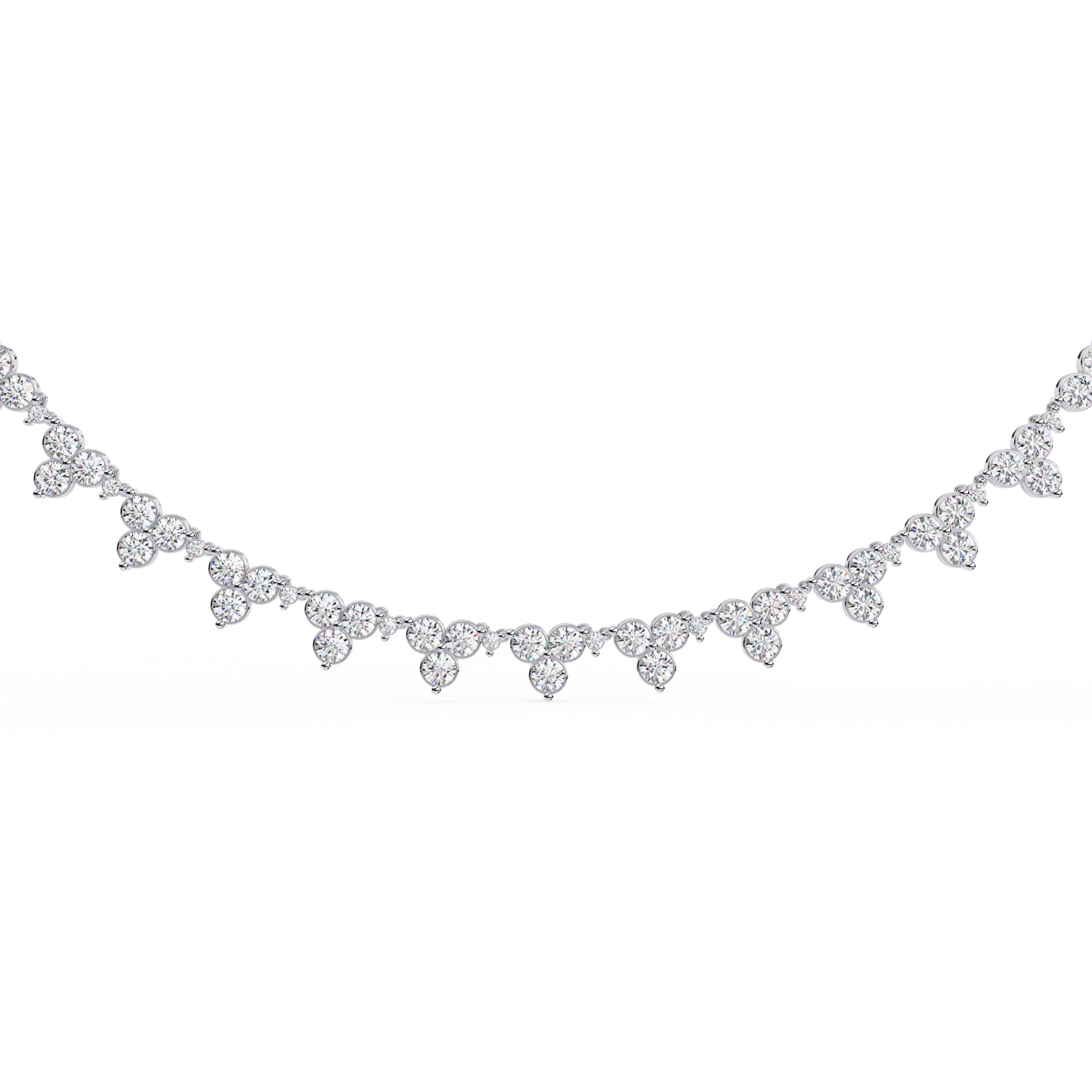 Celeste Halo Drop Necklace