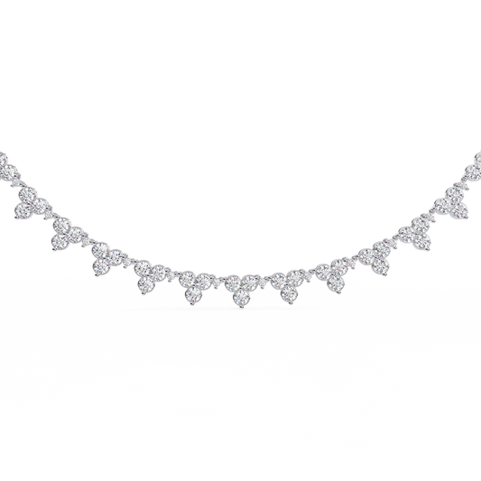 Celeste Halo Drop Necklace