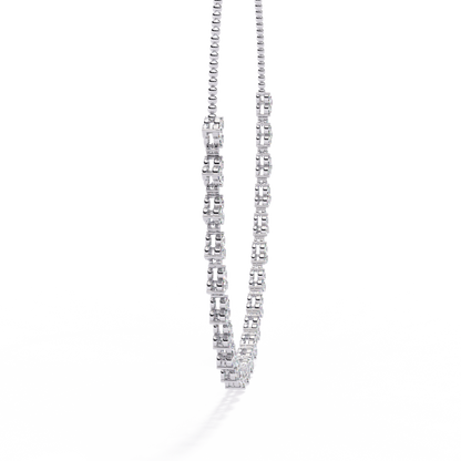 Celeste Halo Drop Necklace
