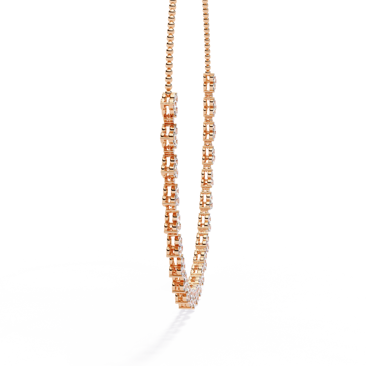Celeste Halo Drop Necklace