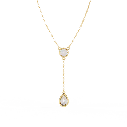 Aurielle Drop Diamond Necklace