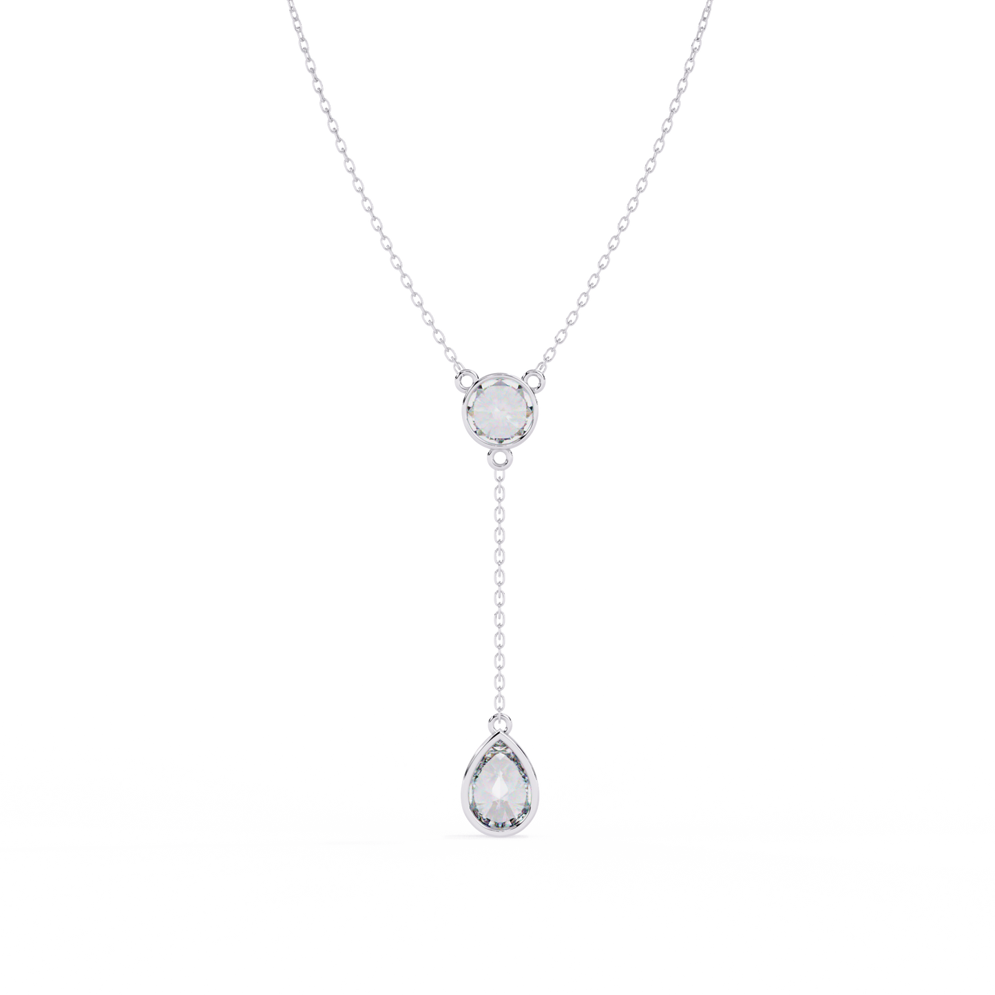Aurielle Drop Diamond Necklace