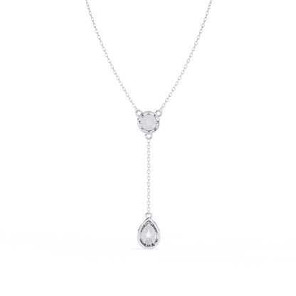 Aurielle Drop Diamond Necklace