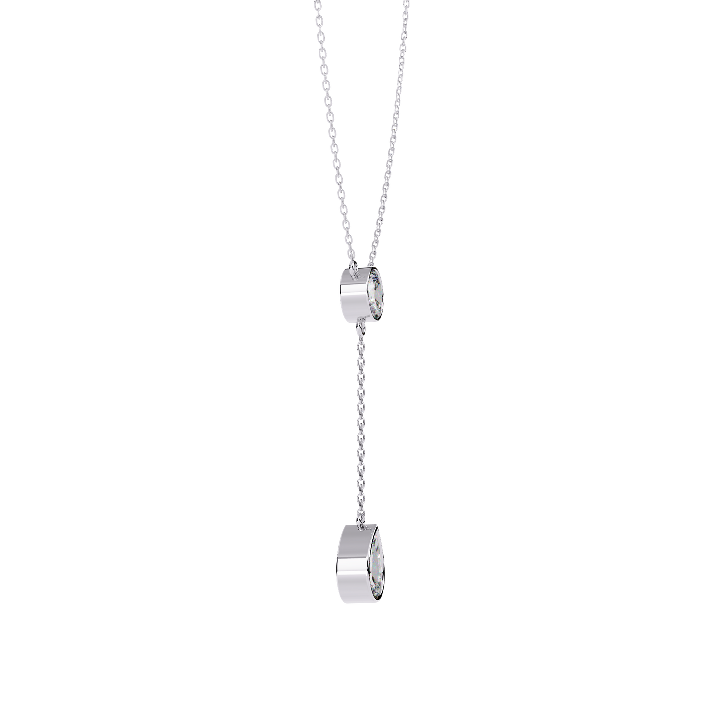 Aurielle Drop Diamond Necklace
