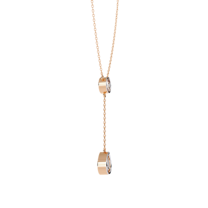 Aurielle Drop Diamond Necklace