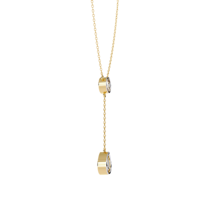 Aurielle Drop Diamond Necklace