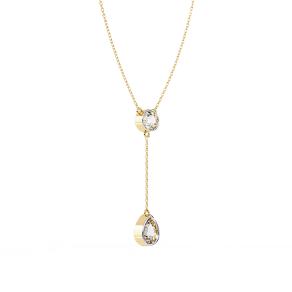 Aurielle Drop Diamond Necklace