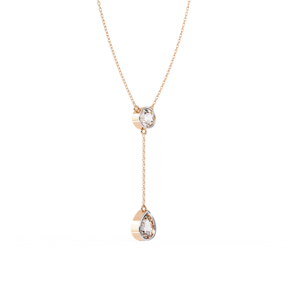 Aurielle Drop Diamond Necklace
