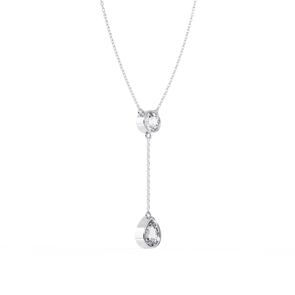 Aurielle Drop Diamond Necklace