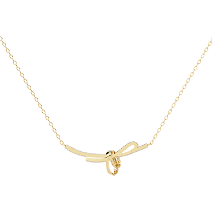 Seraphina Knot Diamond Necklace