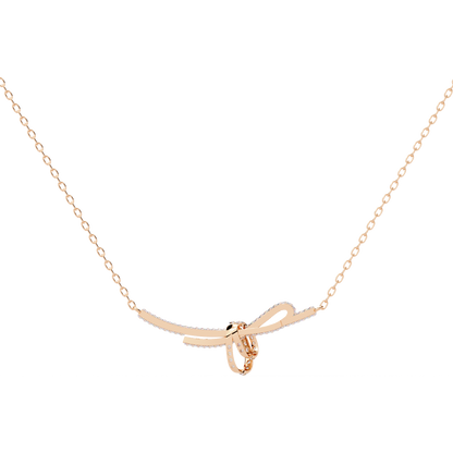 Seraphina Knot Diamond Necklace