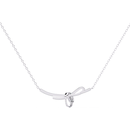 Seraphina Knot Diamond Necklace