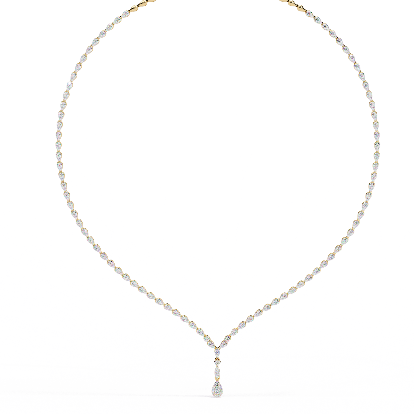 Luna Drop Solitaire Necklace