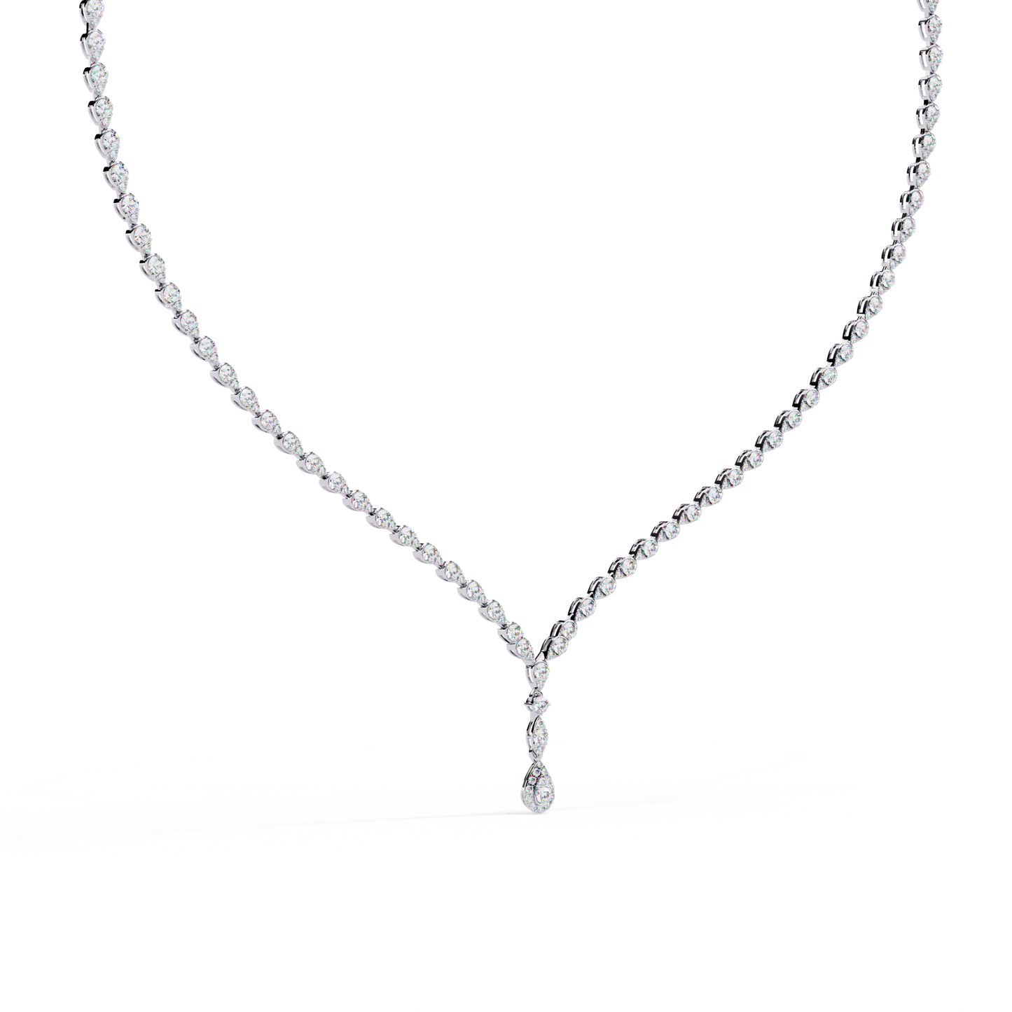 Luna Drop Solitaire Necklace
